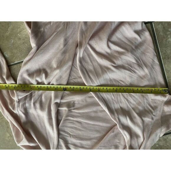 Emilio Pucci L Silk Knit Long Open Cardigan Sweater Light Pink - Picture 8 of 8